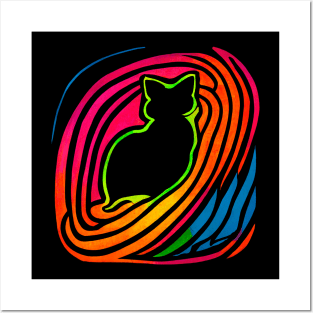 Yarn Cat 1 Posters and Art